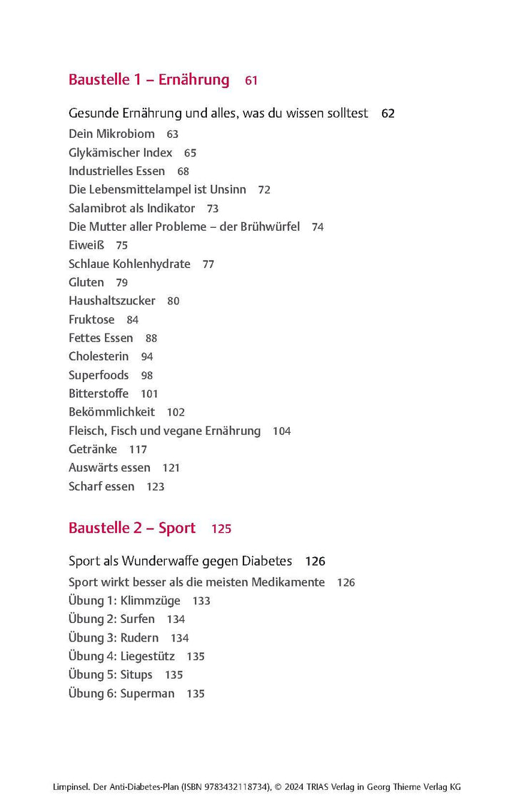 Der Anti-Diabetes-Plan | Limpinsel, Rainer