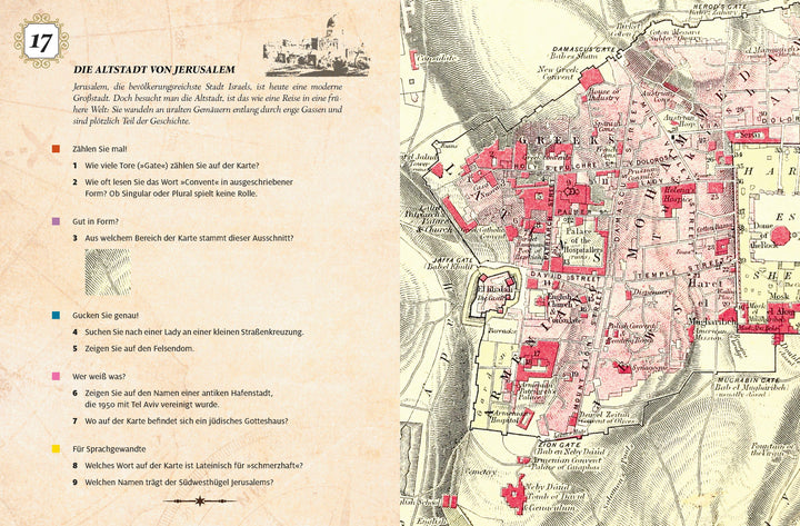 Adventskalender der Landkartenrätsel. In 24 Etappen um die Welt | Kiefer, Philip