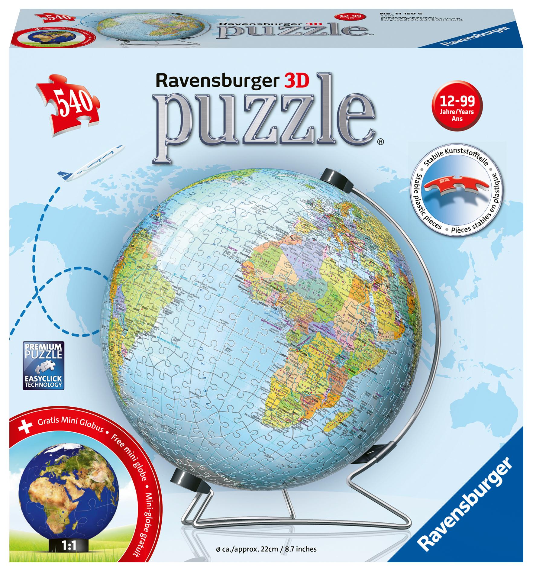 Globus in deutscher Sprache Puzzleball 540 Teile | -