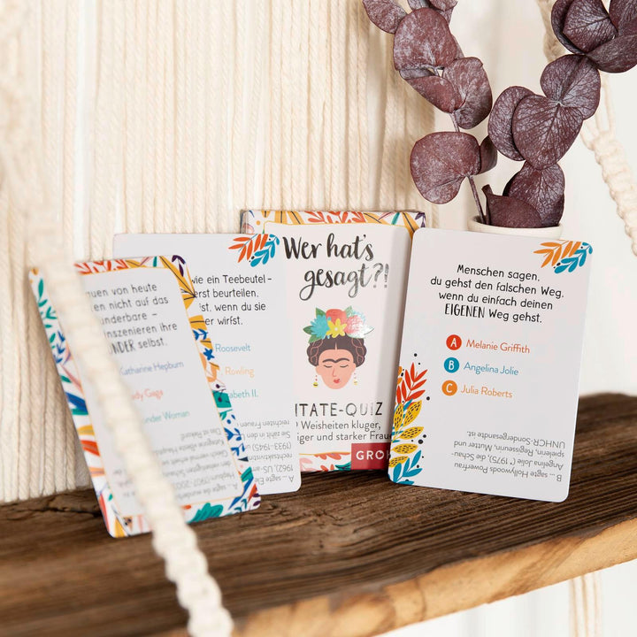 Wer hat's gesagt?! 99 Weisheiten kluger, mutiger und starker Frauen | -