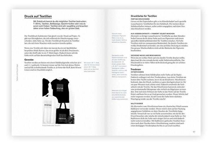 Siebdruck zu Hause | Parragh, Pippa