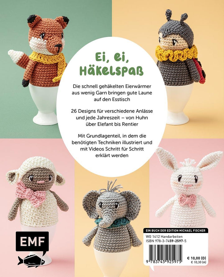 Eggtastic häkeln - Niedliche Eierwärmer | Schwarz, Alexandra