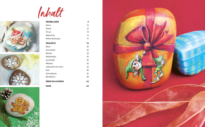 Weihnachts- und Wichtelsteine malen | Kaiser, Marion