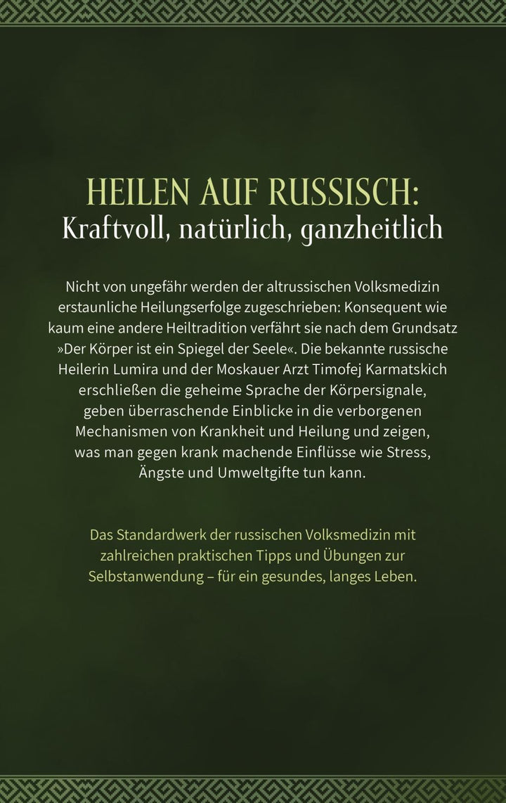 Die Heilgeheimnisse der altrussischen Volksmedizin | Lumira | Karmatskich, T...