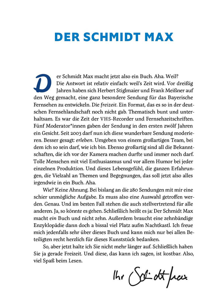 Der Schmidt Max macht ein Buch | Schmidt, Max