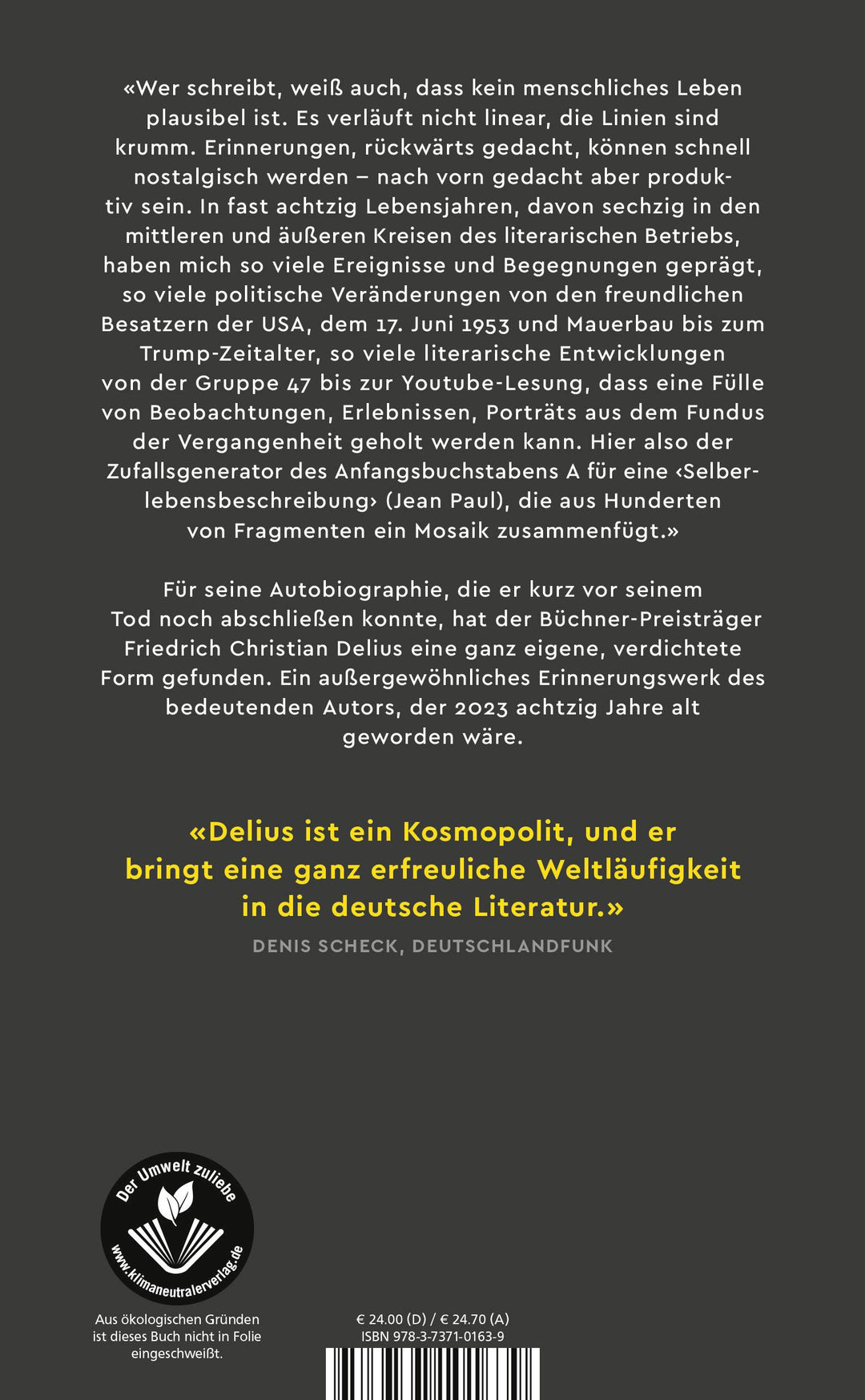 'Darling, it's Dilius!' | Delius, Friedrich Christian