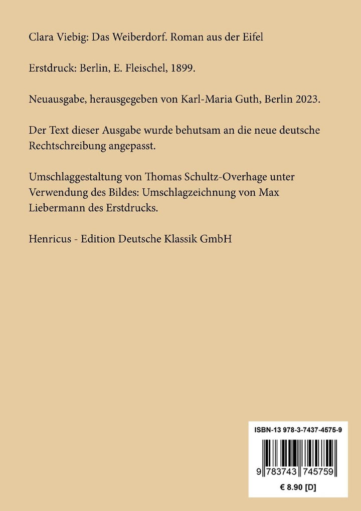 Das Weiberdorf | Viebig, Clara