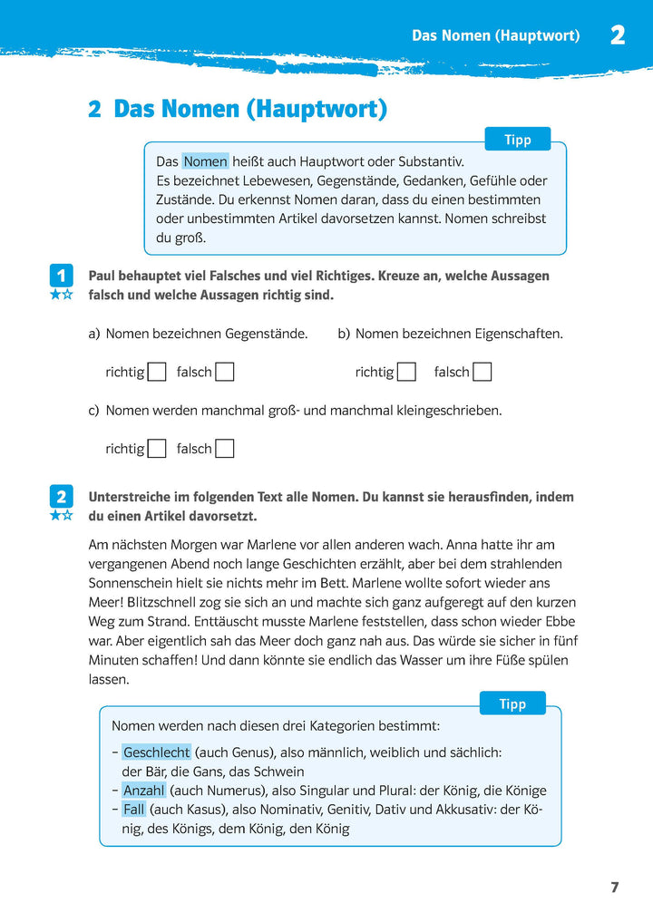 10-Minuten-Training Deutsch Wortarten 5./6. Klasse. Kleine Lernportionen für...
