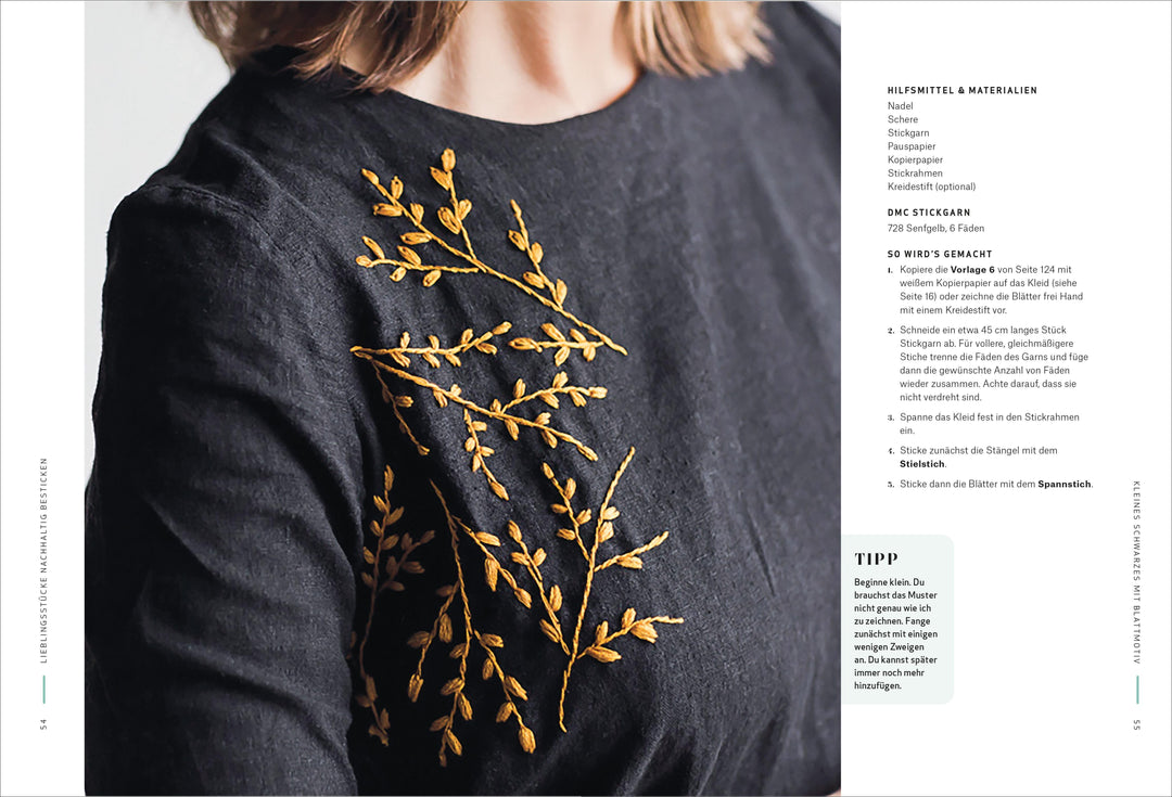 Lieblingsstücke nachhaltig besticken | Bolstad, Warunee