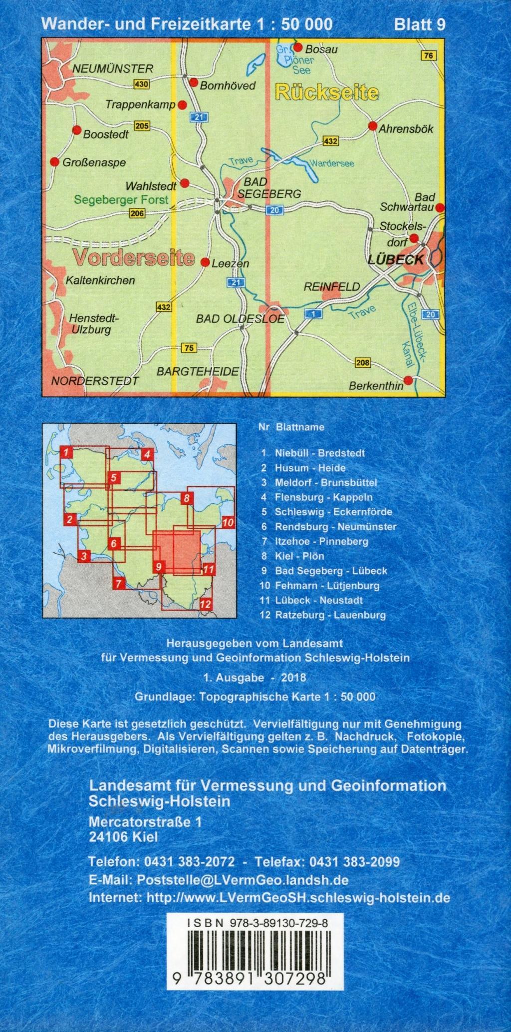Bad Segeberg - Lübeck 1 : 50 000 | -
