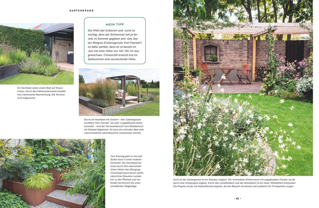 100 Gestaltungsideen für kleine Gärten | Telahr, Britta