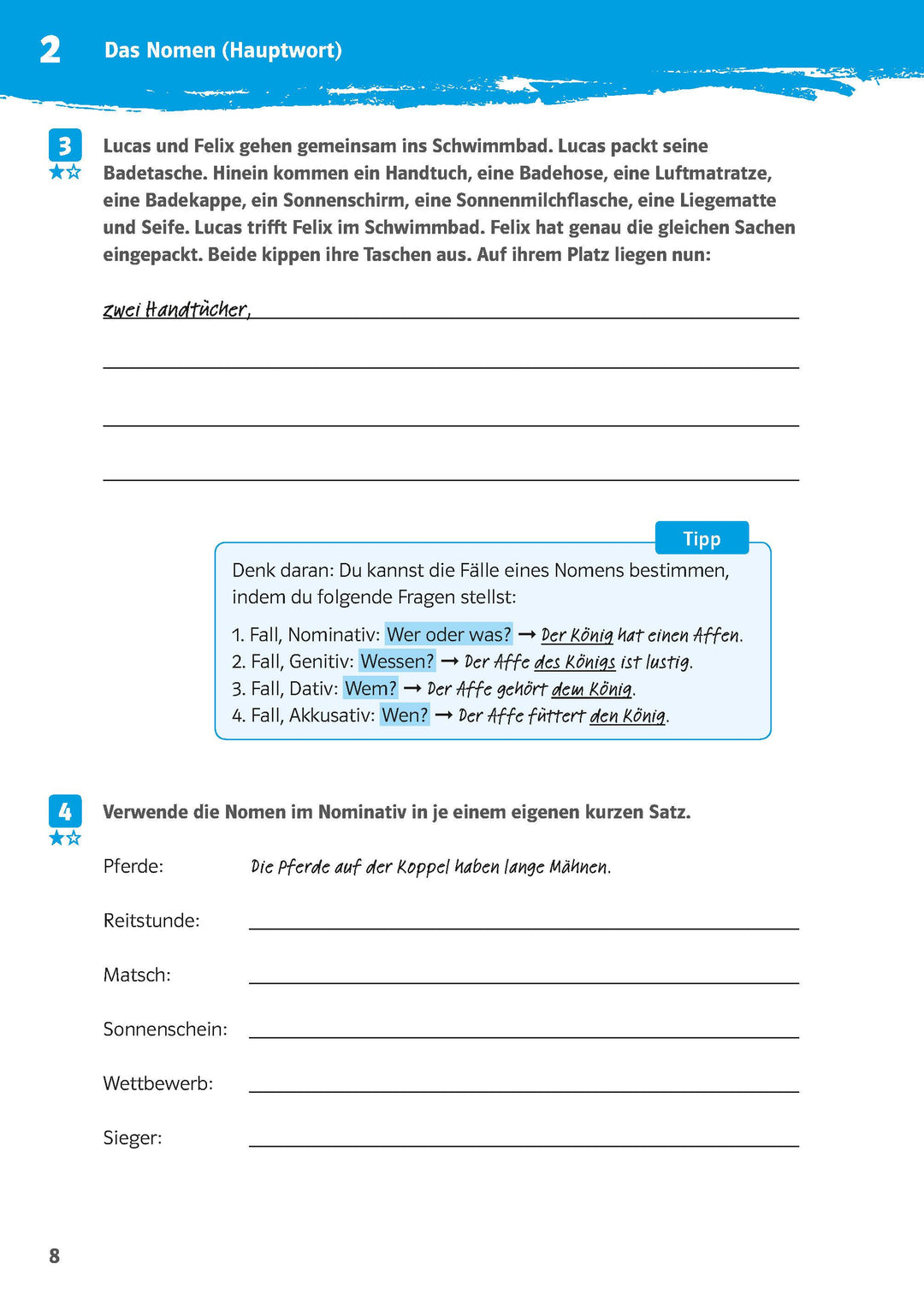 10-Minuten-Training Deutsch Wortarten 5./6. Klasse. Kleine Lernportionen für...