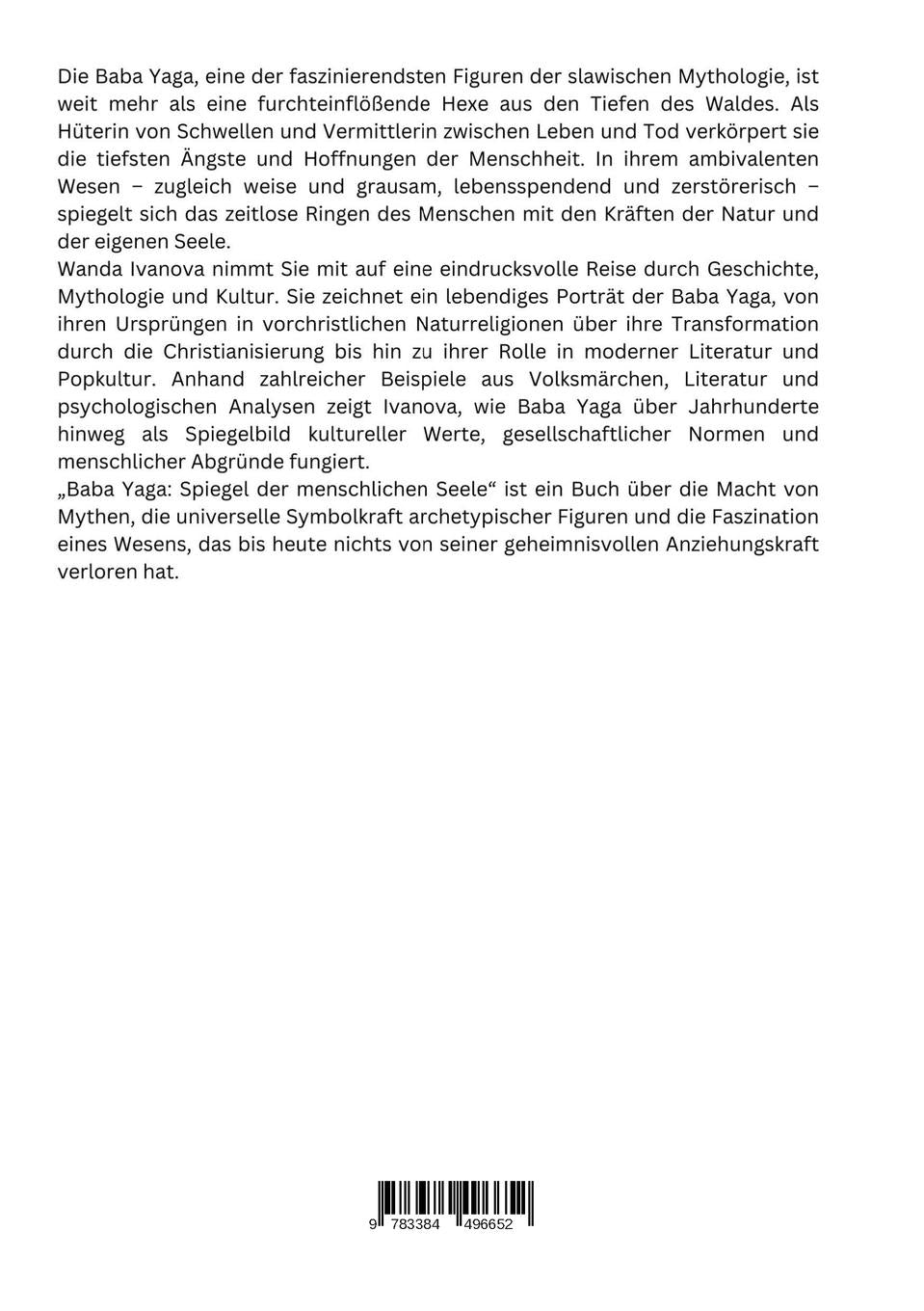 Baba Yaga:  Spiegel der menschlichen Seele | Ivanova, Wanda