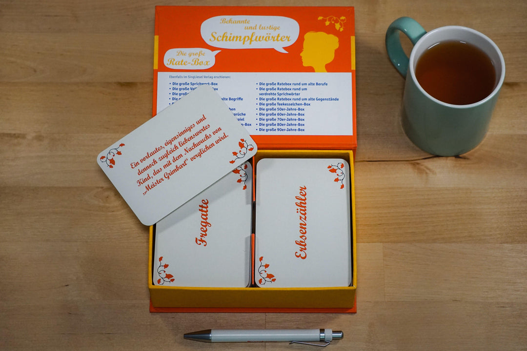 Fast vergessene Schimpfwörter. Das lustige Quiz-Spiel für Senioren. Auch mit...