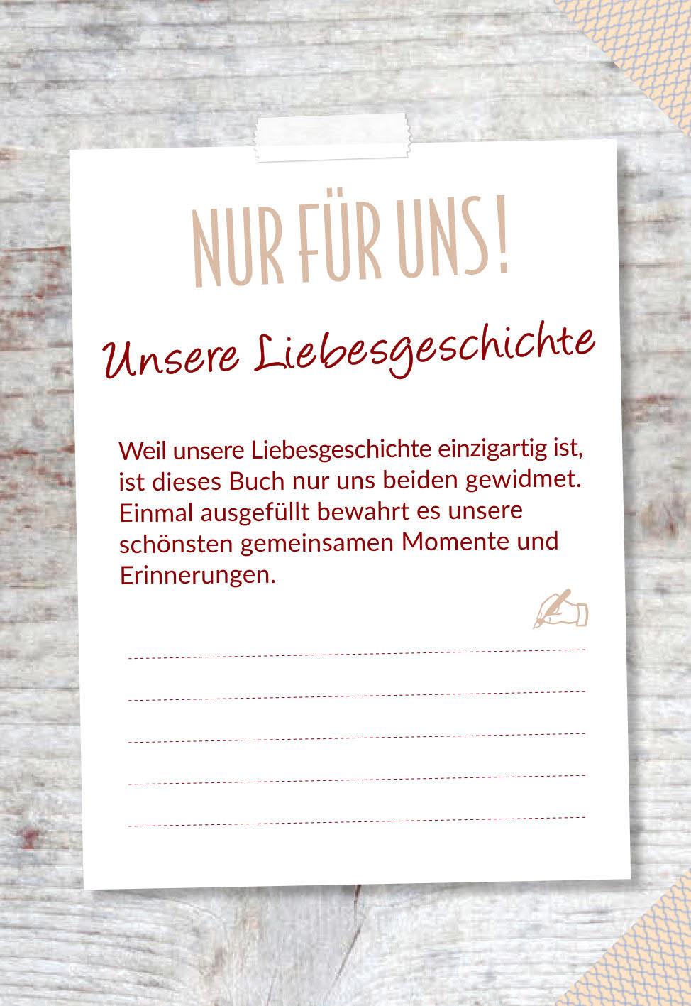 Weil wir uns lieben - Ein Erinnerungsbuch zum Ausfüllen und Verschenken | -