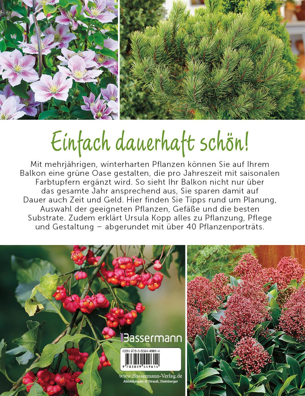 Der immergrüne Balkon. Ganzjährig gestalten mit winterharten Pflanzen | Kopp...