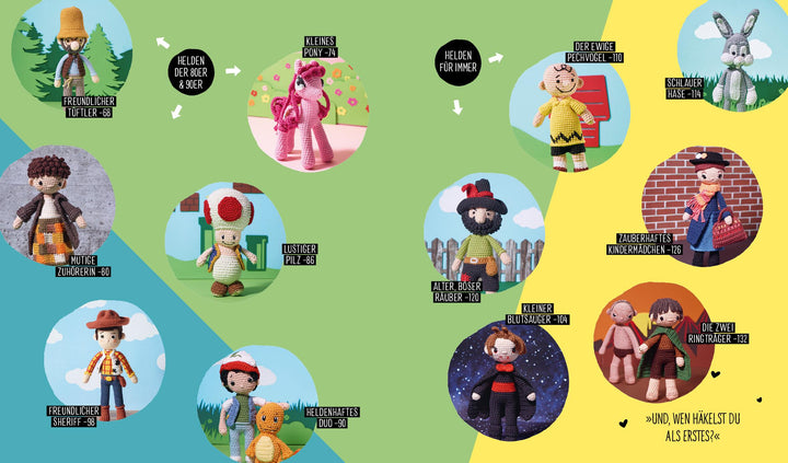 Helden der Kindheit - Das Häkelbuch - Band 6 | Borges, Inga | Urbanneck, Linda