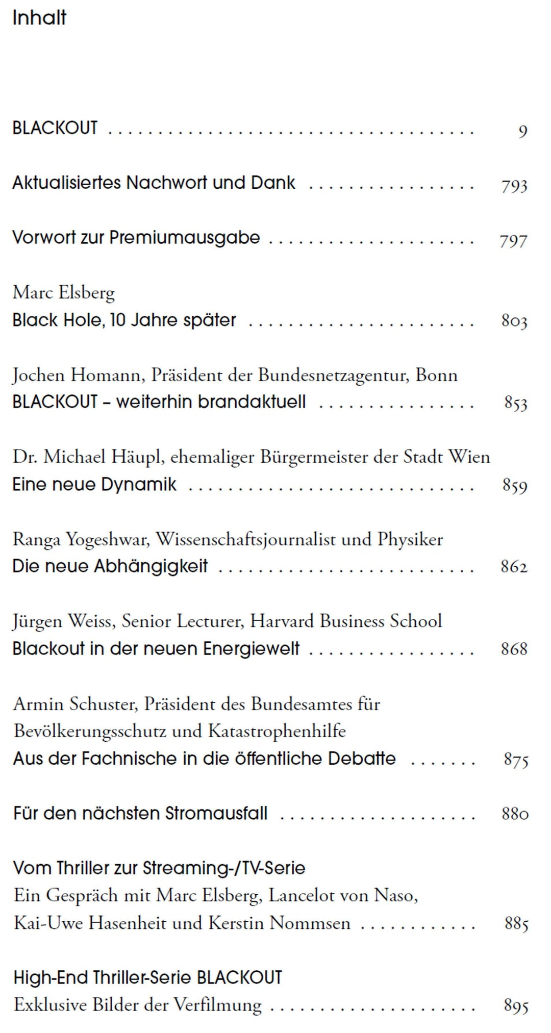 BLACKOUT - Morgen ist es zu spät | Elsberg, Marc