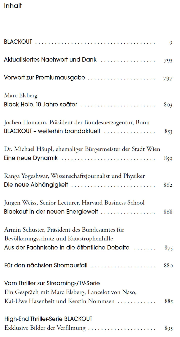 BLACKOUT - Morgen ist es zu spät | Elsberg, Marc