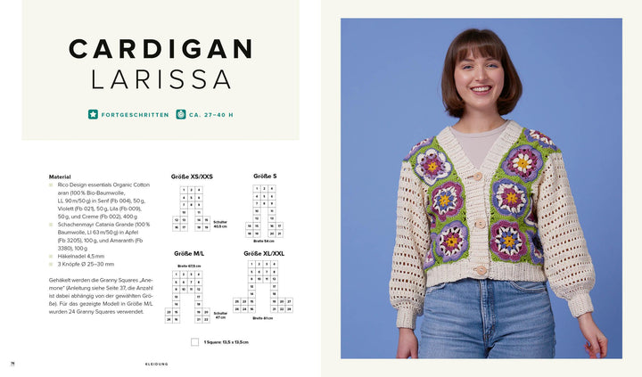 Quadratisch, praktisch, Granny Squares! 15 Häkelprojekte | 40 Muster | 1000 ...