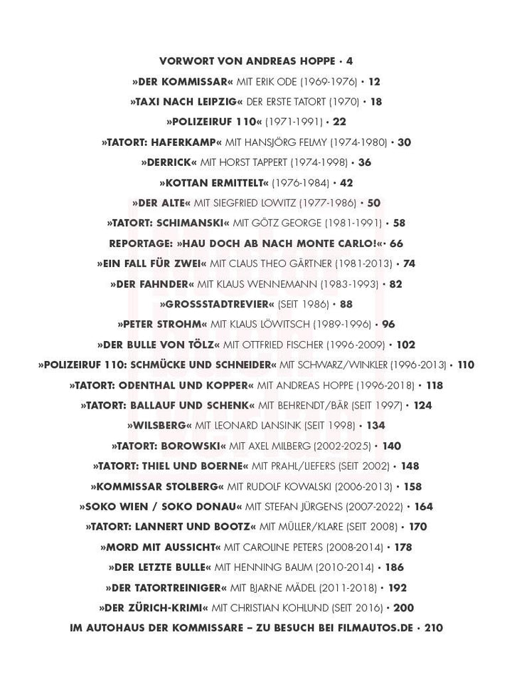 Motorlegenden - Derrick, Schimanski & Co. | Cremers, Alf