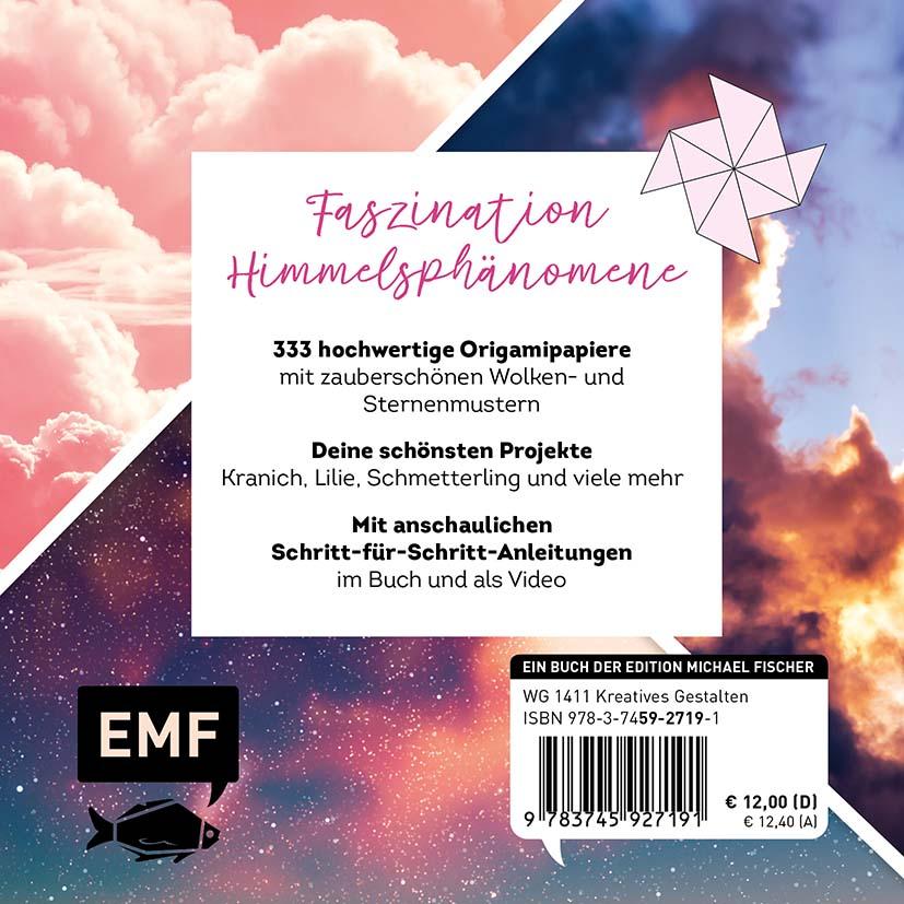 333 Origami - Beautiful Sky - Zauberschöne Papiere falten | -