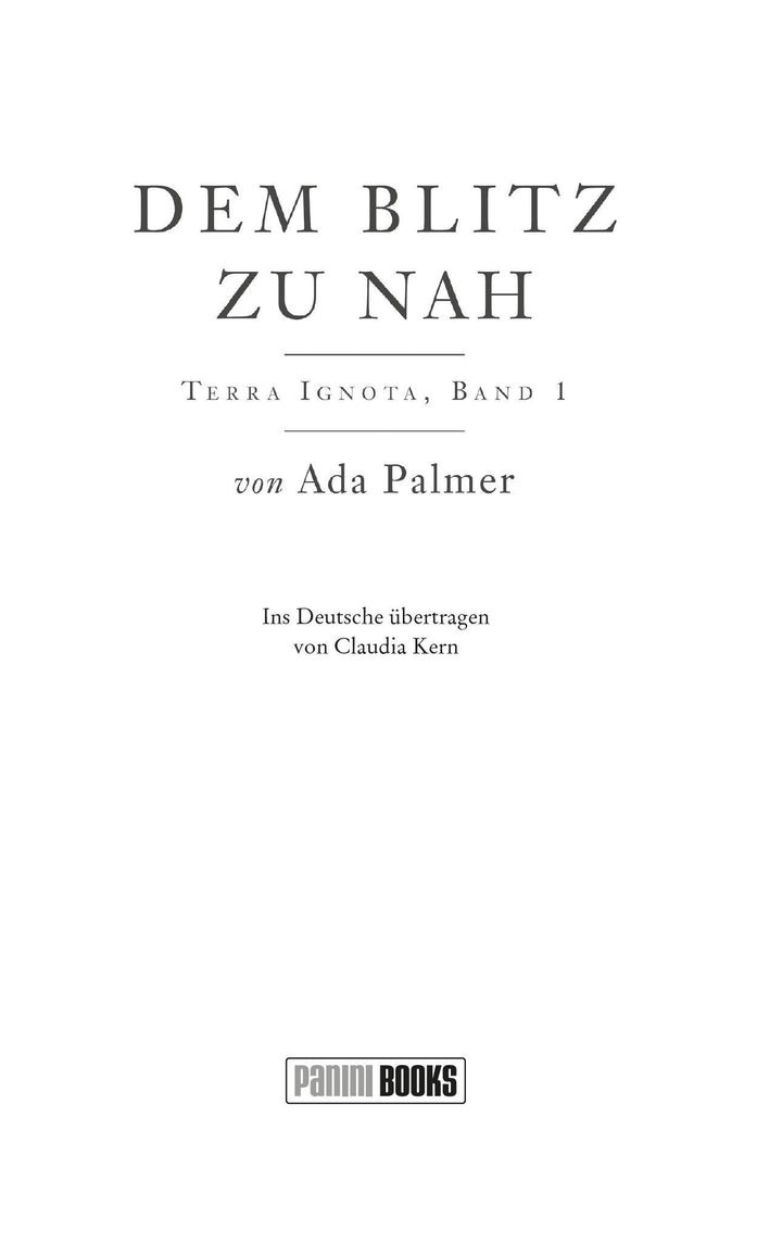 Dem Blitz zu nah | Palmer, Ada