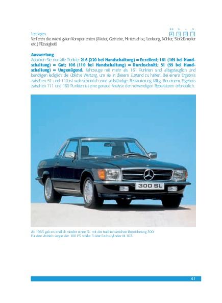 Praxisratgeber Klassikerkauf Mercedes Benz 280-560 SL & SLC (R/C 107) | Bras...
