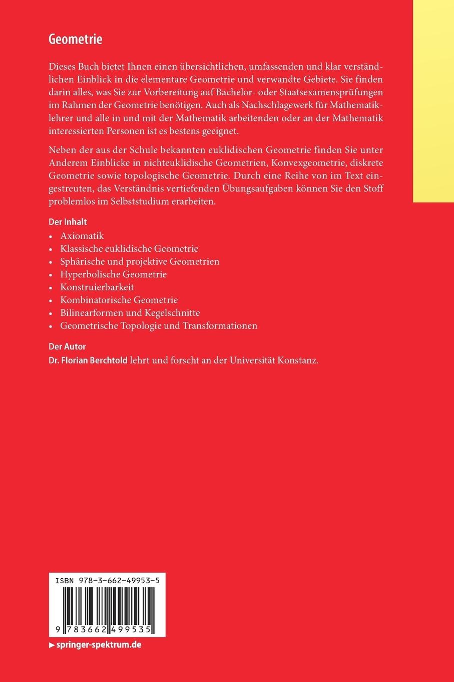 Geometrie | Berchtold, Florian