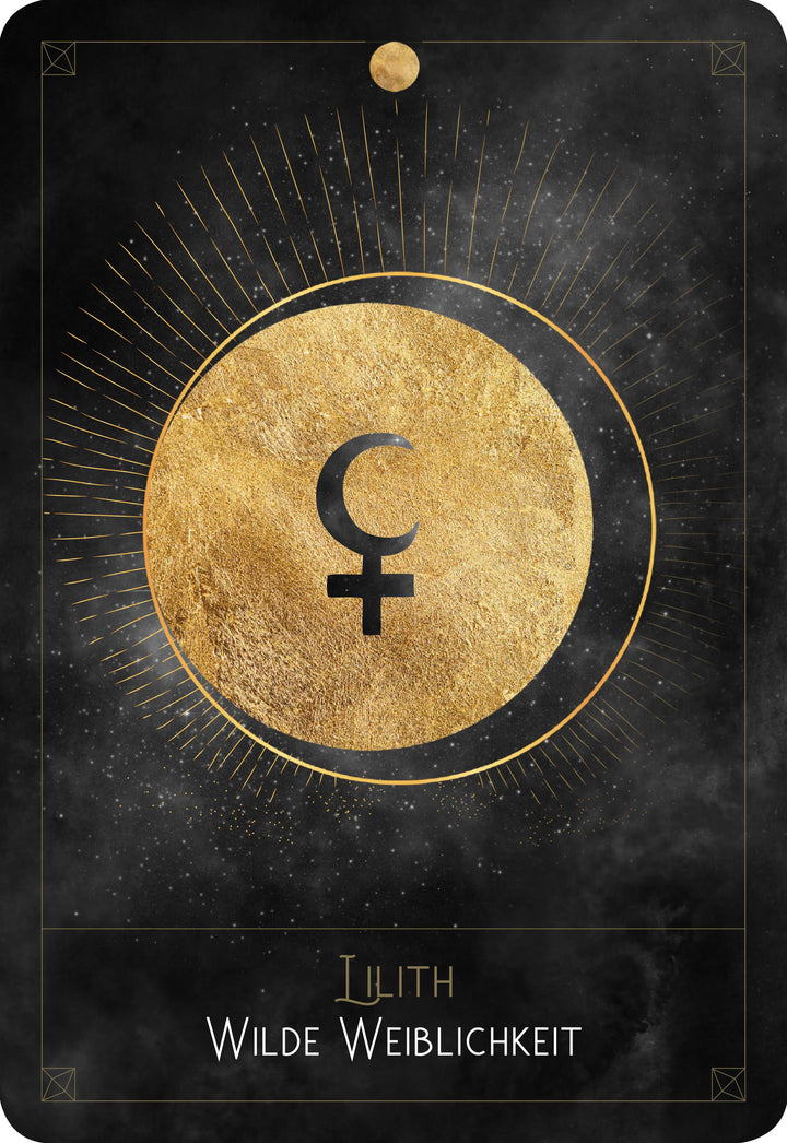 Astro-Cards - Luxury Edition - Box u. Karten mit Goldprägung/Goldschnitt, li...