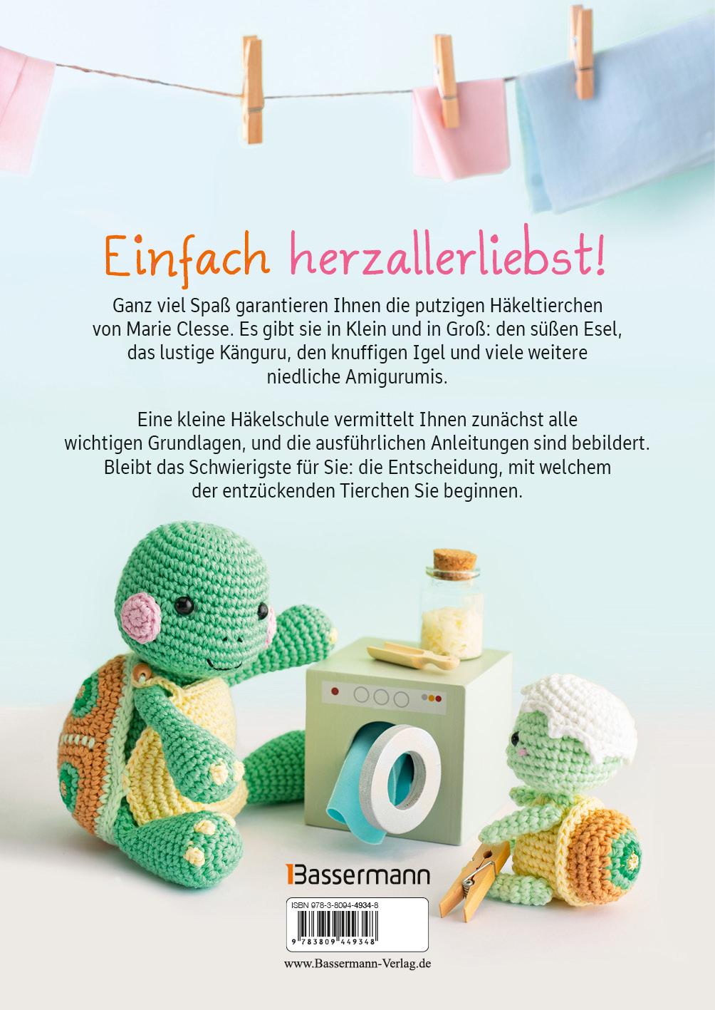 Niedliche Tierfamilien - Große und kleine Amigurumis häkeln | Clesse, Marie