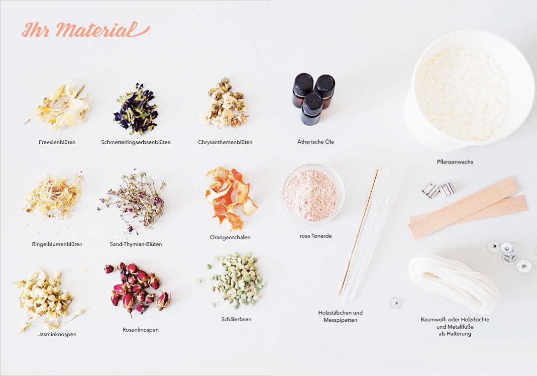 Natürliche Duftkerzen selber machen - mit Blüten & ätherischen Ölen | Roty, ...