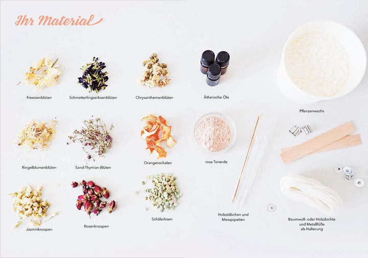 Natürliche Duftkerzen selber machen - mit Blüten & ätherischen Ölen | Roty, ...