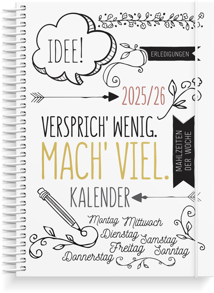 Burde Doodle A5 Schülerkalender 2025/2026 | -