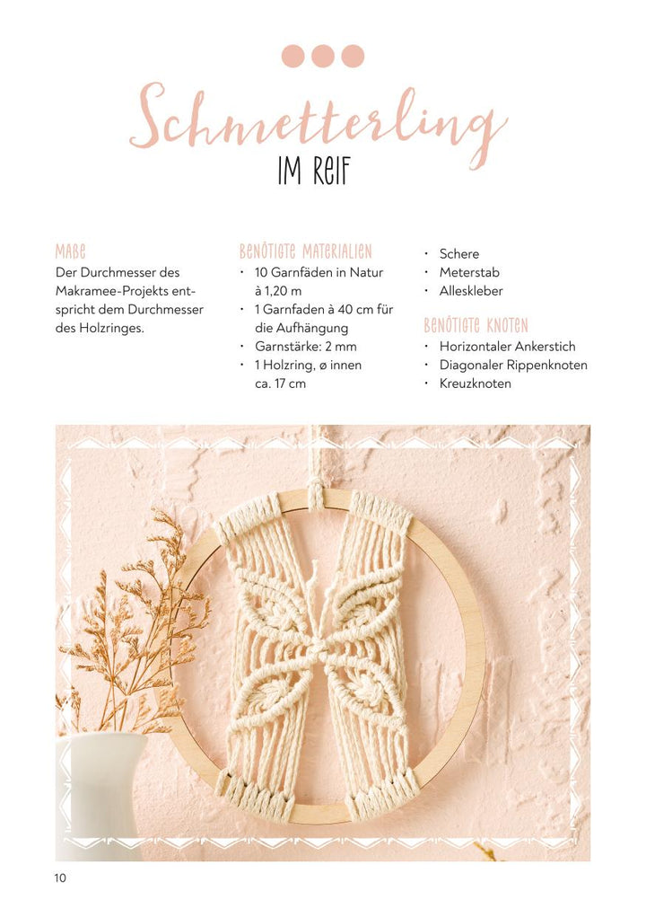 Kreativ-Set Einfach Makramee. Mit Anleitungsbuch und Material | Walther, Carina