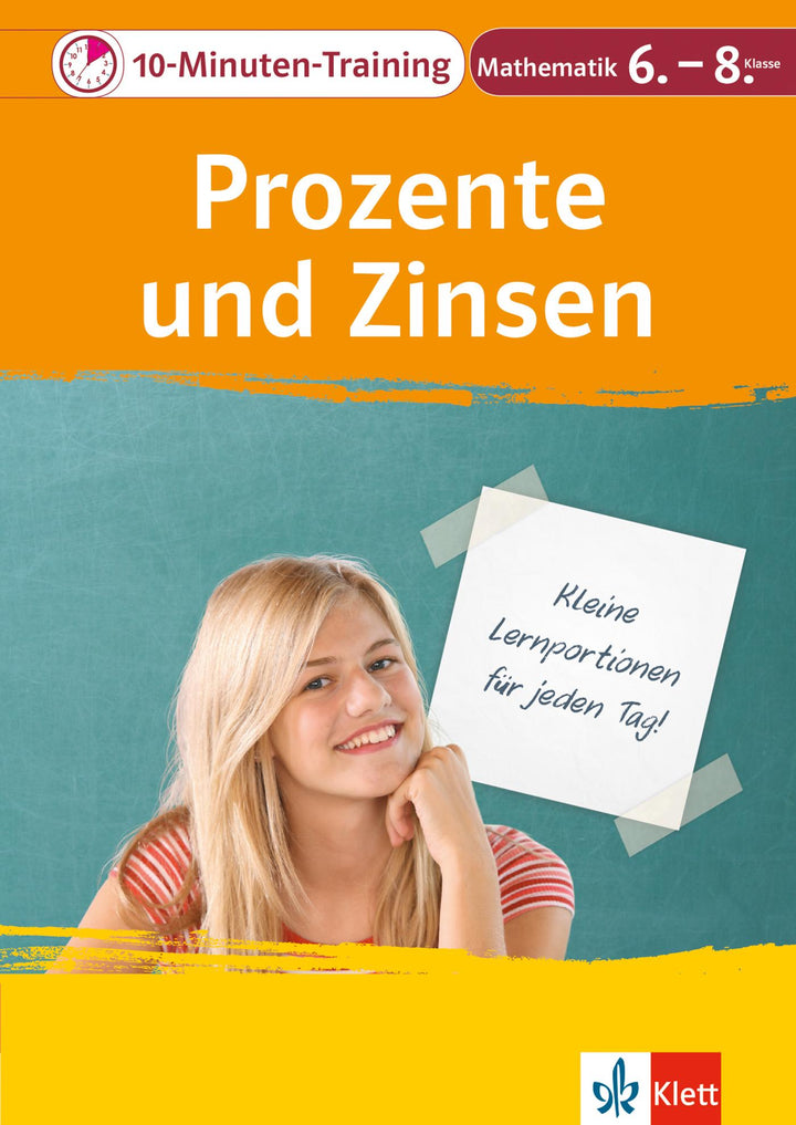 10-Minuten-Training Prozente und Zinsen. Mathematik 6.-8. Klasse | -