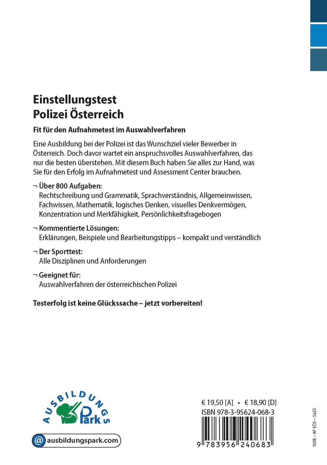 Einstellungstest Polizei Österreich | Guth, Kurt | Mery, Marcus