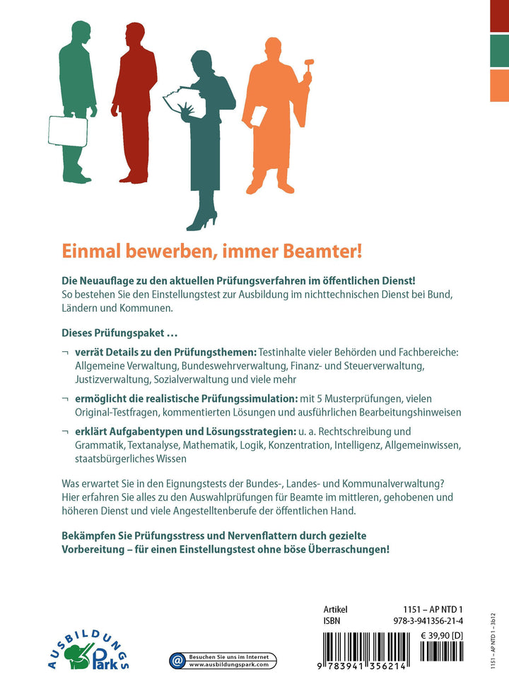 Der Einstellungstest zur Ausbildung im öffentlichen Dienst | Guth, Kurt | Me...