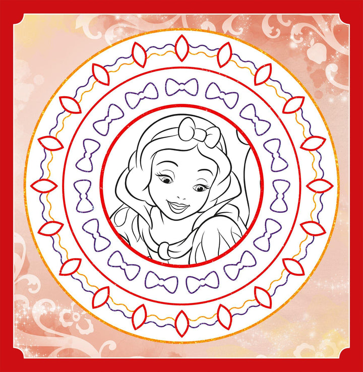 Disney Prinzessin: Meine Glitzer-Mandalas zum Ausmalen | -