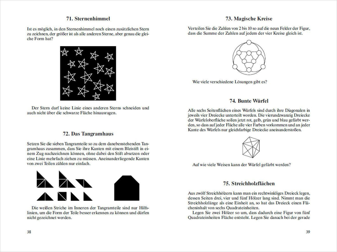 Der 12-beinige Esel. 93 mathematische Rätsel mit ausführlichen Lösungen | He...