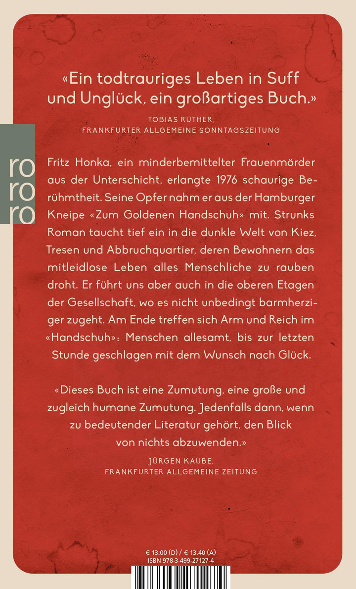 Der goldene Handschuh | Strunk, Heinz