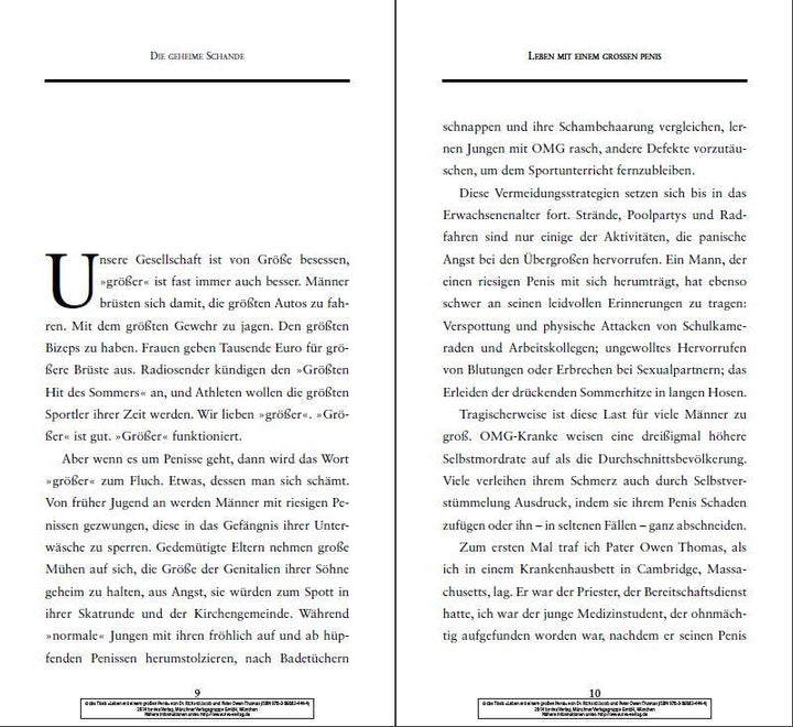 Leben mit einem großen Penis | Jacob, Richard | Thomas, Owen