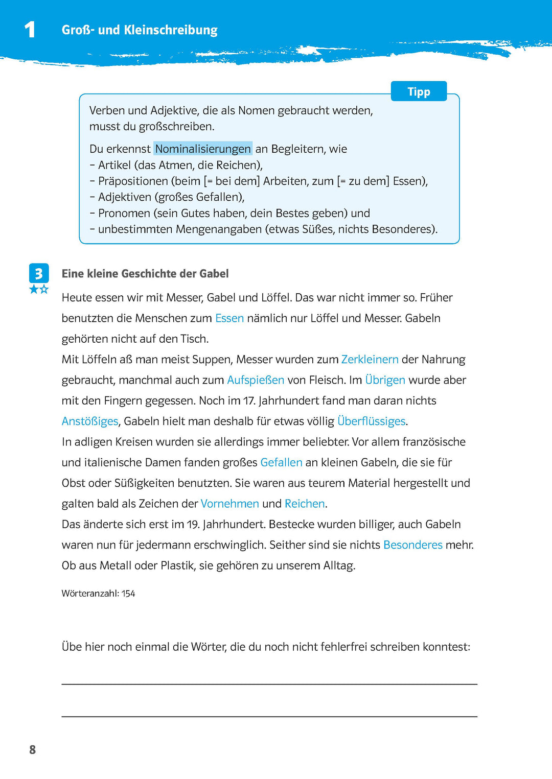 10-Minuten-Training Deutsch Rechtschreibung Diktate 7./8. Klasse | -