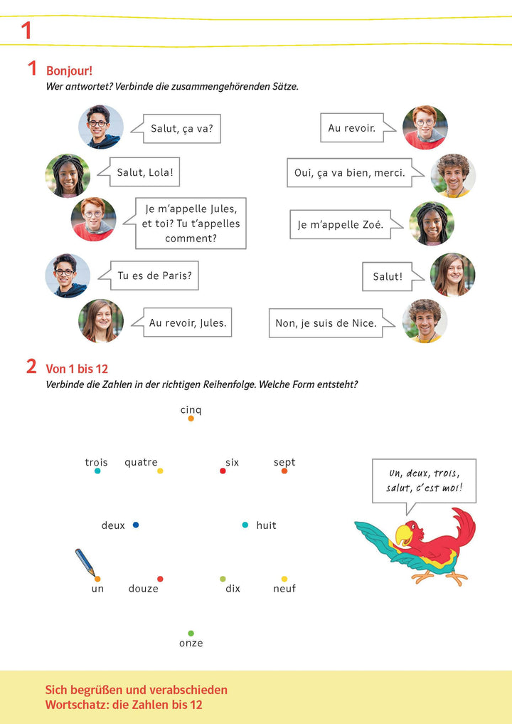 Découvertes 1 (ab 2020) - Übungsblock zum Schulbuch 1. Lernjahr | -
