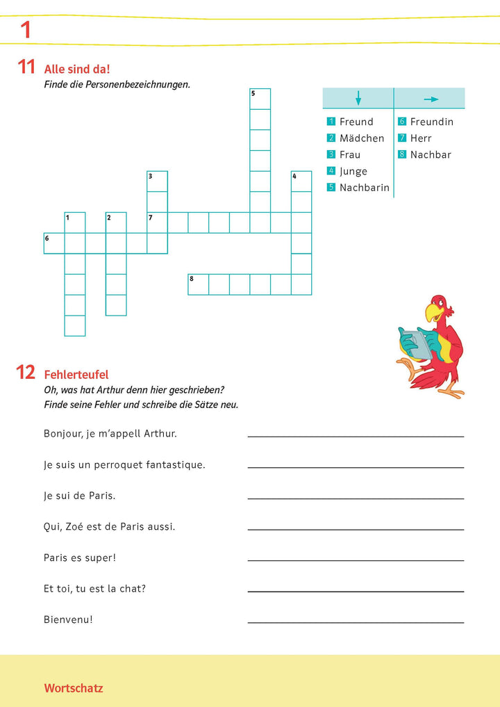 Découvertes 1 (ab 2020) - Übungsblock zum Schulbuch 1. Lernjahr | -