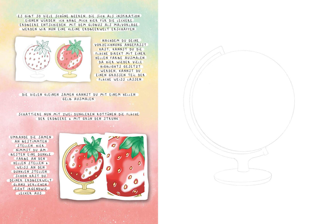 Dein verrücktes Zeichenbuch - Draw me ... fruity, slimy, shiny, planty - Von...