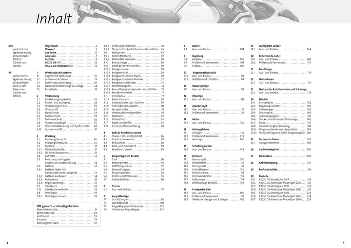 BMW R 1200 GS, R 1250 GS & Adventure, Reparaturanleitung | Jung, Thomas | Al...