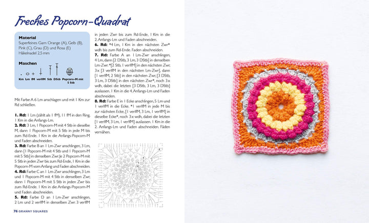 Musterbibel Granny Squares: Blumenzauber | Aono-Billson, Hiroko