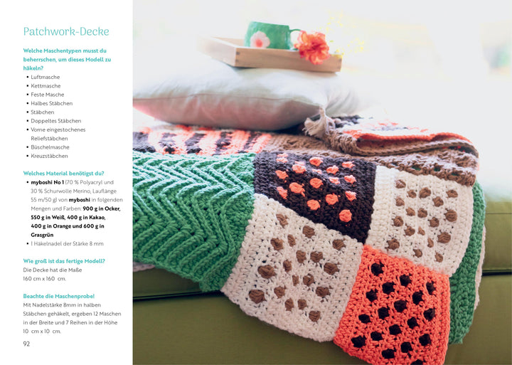 Kuschelige Decken und Plaids stricken und häkeln | Emma Kaspar | Myboshi | K...
