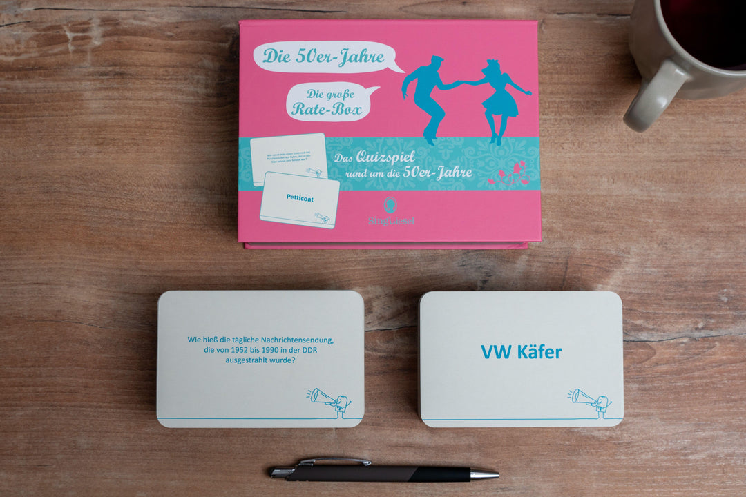 Das 50er-Jahre-Quiz. Das große Quiz-Spiel für Senioren rund um die 50er. Spi...